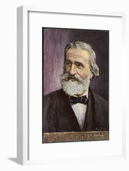 Giuseppe Verdi Italian Composer-null-Framed Art Print