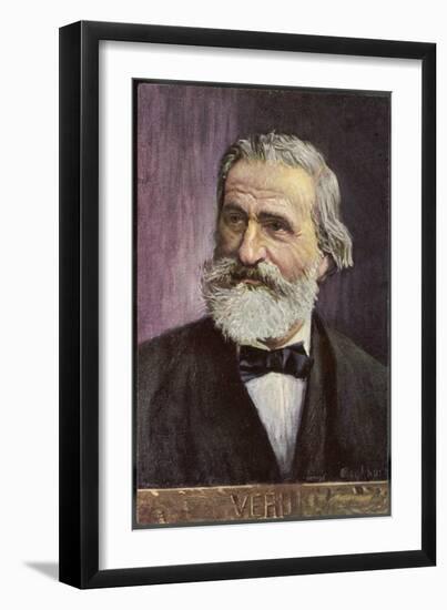 Giuseppe Verdi Italian Composer-null-Framed Art Print