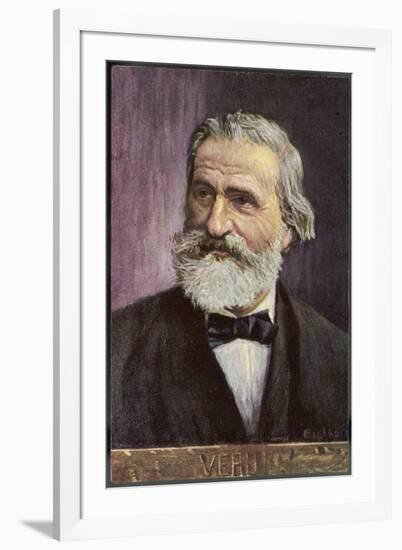 Giuseppe Verdi Italian Composer-null-Framed Art Print