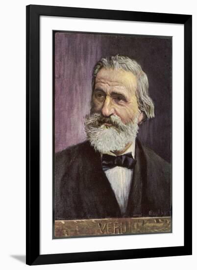 Giuseppe Verdi Italian Composer-null-Framed Art Print