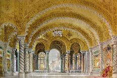 Set Design by Amable Petit and Eugene-Benoit Gardy Depicting Palace Gardens-Giuseppe Verdi-Giclee Print