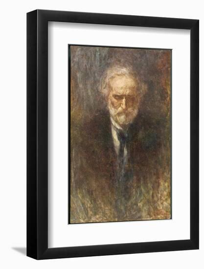 Giuseppe Verdi the Italian Opera Composer in Old Age-null-Framed Photographic Print