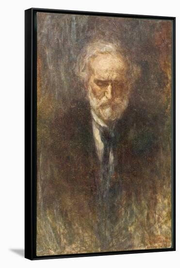 Giuseppe Verdi the Italian Opera Composer in Old Age-null-Framed Stretched Canvas