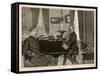 Giuseppe Verdi the Italian Opera Composer with His Librettist Arrigo Boito-null-Framed Stretched Canvas