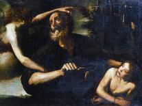 The Dead Christ Supported by Two Angels, C. 1628 (Oil on Canvas)-Giuseppe Vermiglio-Giclee Print