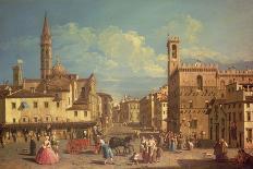 Badia Fiorentina and the Bargello, Florence-Giuseppe Zocchi-Giclee Print