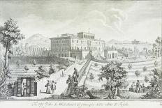 Villa Palmieri, Fiesole, from 'Vedute Delle Ville Et D'Altri Luoghi Della Toscana', Engraved by…-Giuseppe Zocchi-Giclee Print
