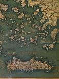 Map of Crete and the Cyclades-Giustino Menescardi-Giclee Print