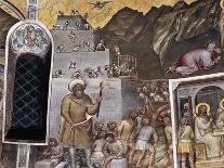 Hiram and Construction of Tower of Babel, Abraham Hosting Three Angels, Sodom and Gomorrah-Giusto de' Menabuoi-Giclee Print