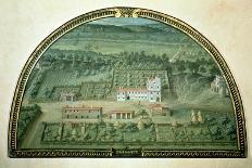 Villa La Magia, Tuscany, Italy, from Series of Lunettes of Tuscan Villas, 1599-1602-Giusto Utens-Giclee Print