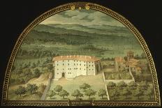 Villa La Peggio, Tuscany, Italy, from Series of Lunettes of Tuscan Villas, 1599-1602-Giusto Utens-Framed Giclee Print