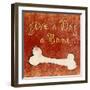 Give a Dog a Bone-null-Framed Art Print