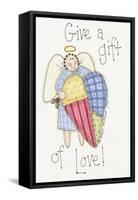 Give a Gift Angel-Debbie McMaster-Framed Stretched Canvas