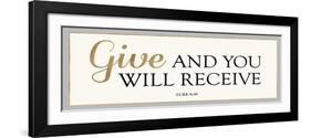 Give and You Will Receive-Bella Dos Santos-Framed Art Print