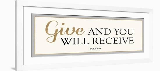 Give and You Will Receive-Bella Dos Santos-Framed Art Print