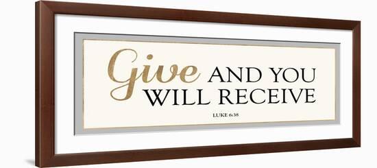 Give and You Will Receive-Bella Dos Santos-Framed Art Print