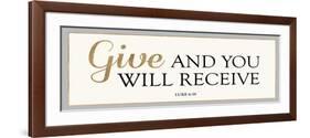 Give and You Will Receive-Bella Dos Santos-Framed Art Print