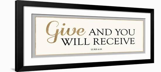 Give and You Will Receive-Bella Dos Santos-Framed Art Print
