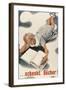 Give Books, German Poster-null-Framed Art Print