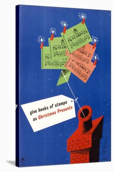 Give Books of Stamps as Christmas Presents-Manfred Reiss-Stretched Canvas