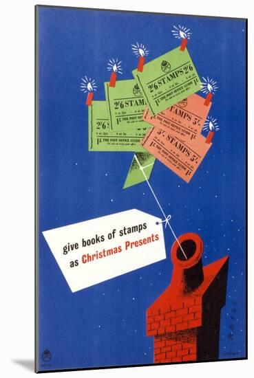 Give Books of Stamps as Christmas Presents-Manfred Reiss-Mounted Art Print