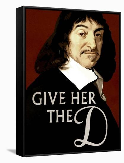 Give Her The D Meme-null-Framed Stretched Canvas