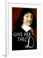 Give Her The D Meme-null-Framed Art Print