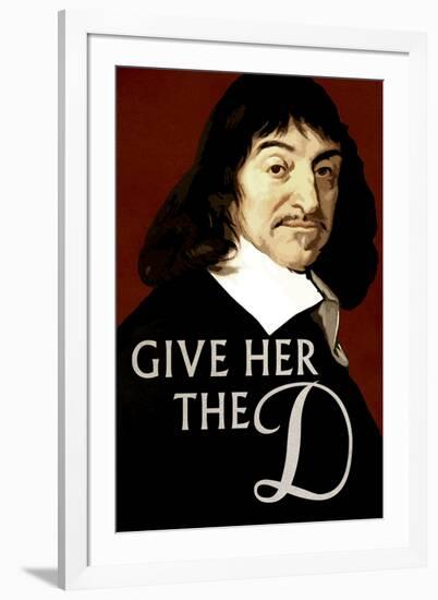 Give Her The D Meme-null-Framed Art Print