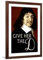 Give Her The D Meme-null-Framed Art Print