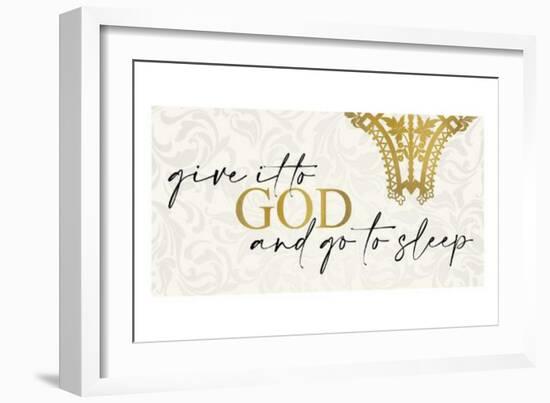 Give It to God-Kimberly Allen-Framed Art Print