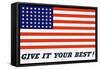 Give it Your Best! Poster-Charles Coiner-Framed Stretched Canvas