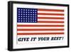Give it Your Best! Poster-Charles Coiner-Framed Giclee Print