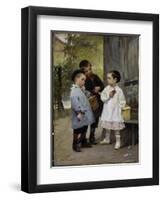 Give Me a Bite, 1883-Jules Jean Geoffroy-Framed Giclee Print