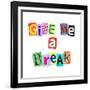 Give Me A Break-sam2172-Framed Art Print