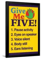 Give Me Five-Gerard Aflague Collection-Framed Poster