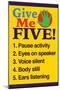 Give Me Five-Gerard Aflague Collection-Mounted Poster