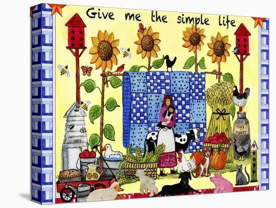 Give me the Simple Life Lang-Cheryl Bartley-Stretched Canvas