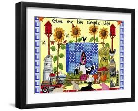 Give me the Simple Life Lang-Cheryl Bartley-Framed Giclee Print