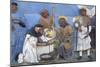 Give Shelter to Pilgrims, Scene from Seven Works of Mercy-Santi Buglioni-Mounted Giclee Print