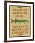 Give Teach Fish Beer-Mark Frost-Framed Giclee Print