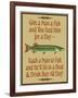 Give Teach Fish Beer-Mark Frost-Framed Giclee Print