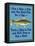 Give Teach Fish Boat-Mark Frost-Framed Stretched Canvas