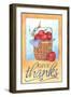 Give thanks apple basket-Melinda Hipsher-Framed Giclee Print