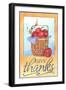 Give thanks apple basket-Melinda Hipsher-Framed Giclee Print