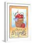 Give thanks apple basket-Melinda Hipsher-Framed Giclee Print