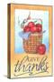 Give thanks apple basket-Melinda Hipsher-Stretched Canvas