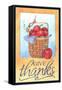 Give thanks apple basket-Melinda Hipsher-Framed Stretched Canvas