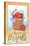 Give thanks apple basket-Melinda Hipsher-Stretched Canvas