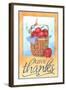 Give thanks apple basket-Melinda Hipsher-Framed Giclee Print