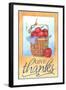 Give thanks apple basket-Melinda Hipsher-Framed Giclee Print